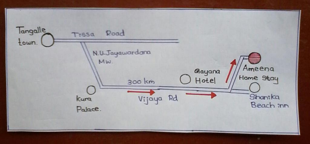 Ameena Homestay Tangalle Exteriör bild